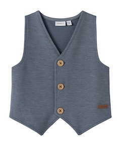 Jongens gilet blauw