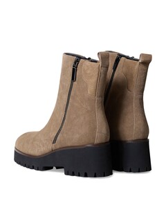 Cassandra dames enkellaarzen beige