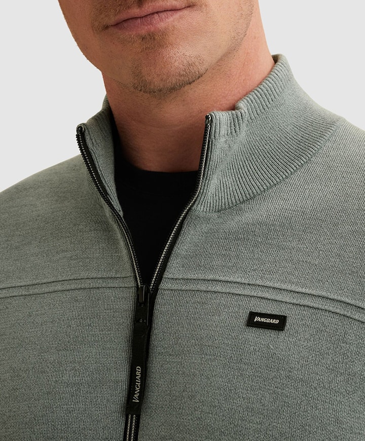 Heren vest groen