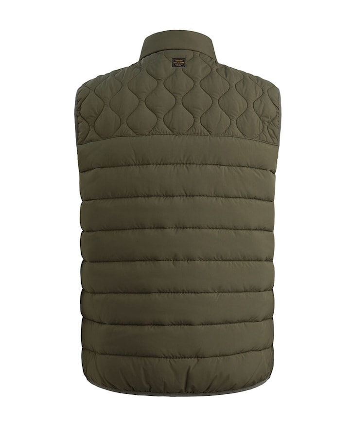 Heren bodywarmer groen
