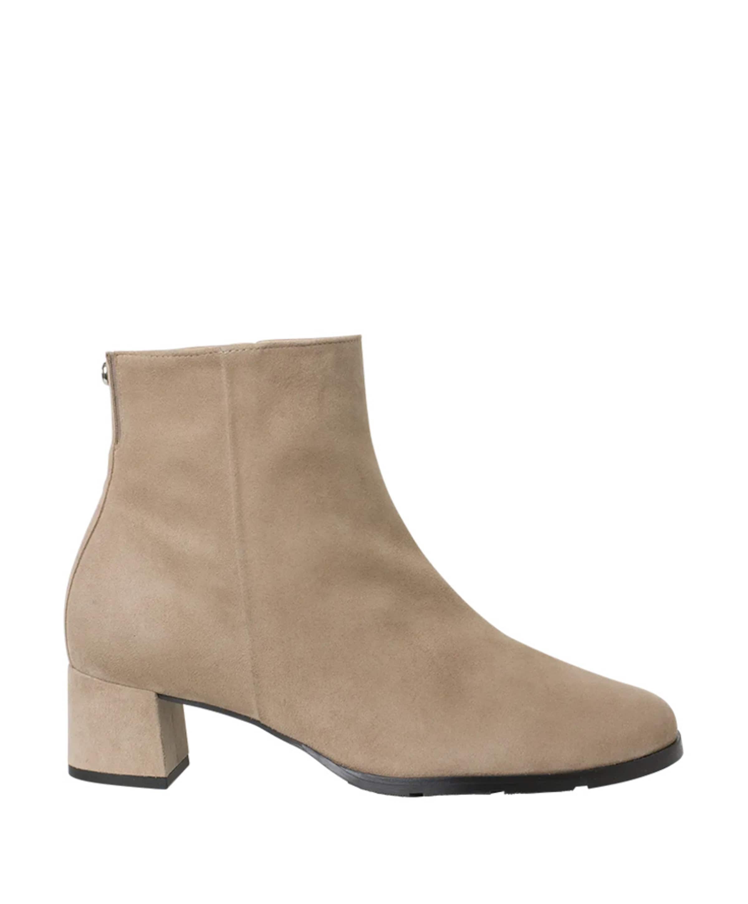 Milano dames enkellaarzen beige