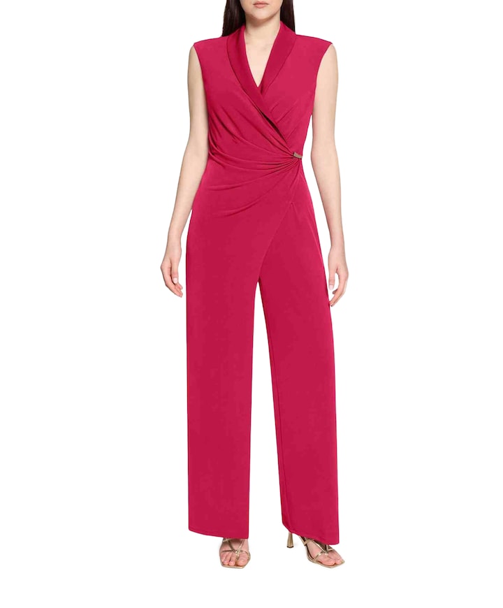 dames jumpsuit roze