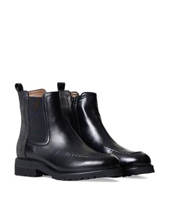 Giulia dames enkellaarzen zwart