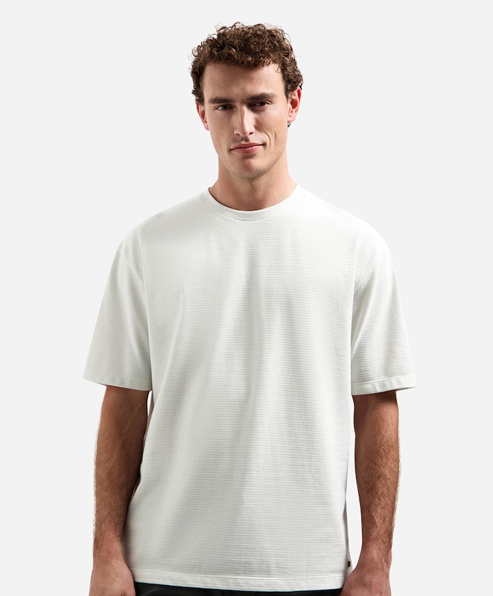 Heren T-shirt beige