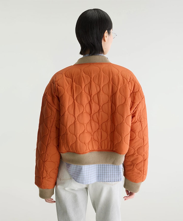 Dames jas oranje