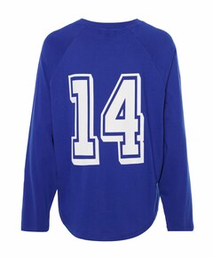 Dames longsleeve blauw