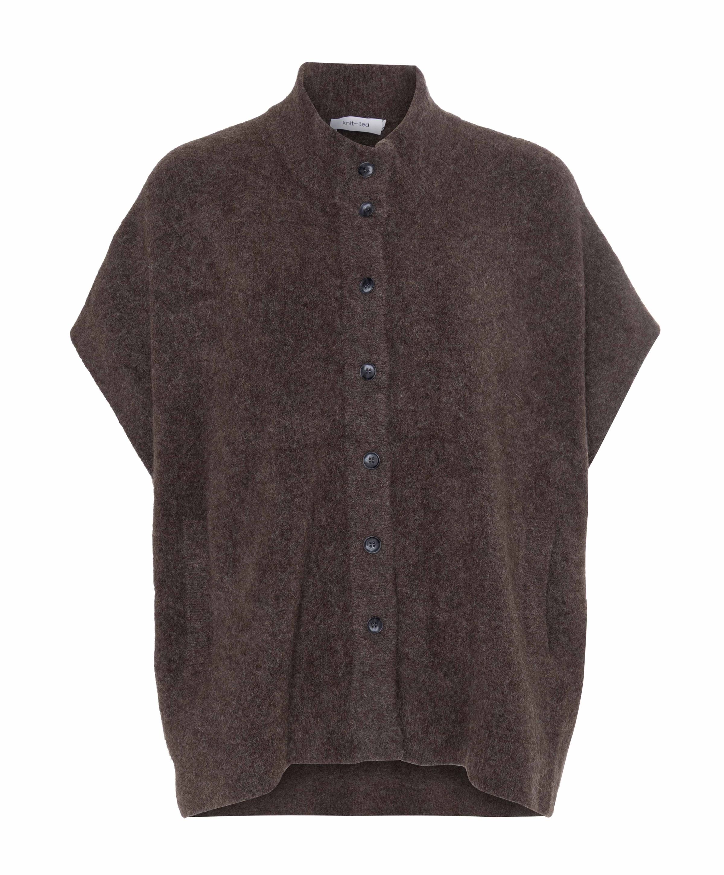 Dames cape bruin