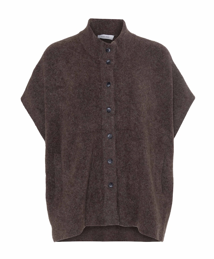 Dames cape bruin
