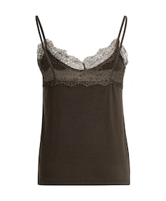 Dames top bruin