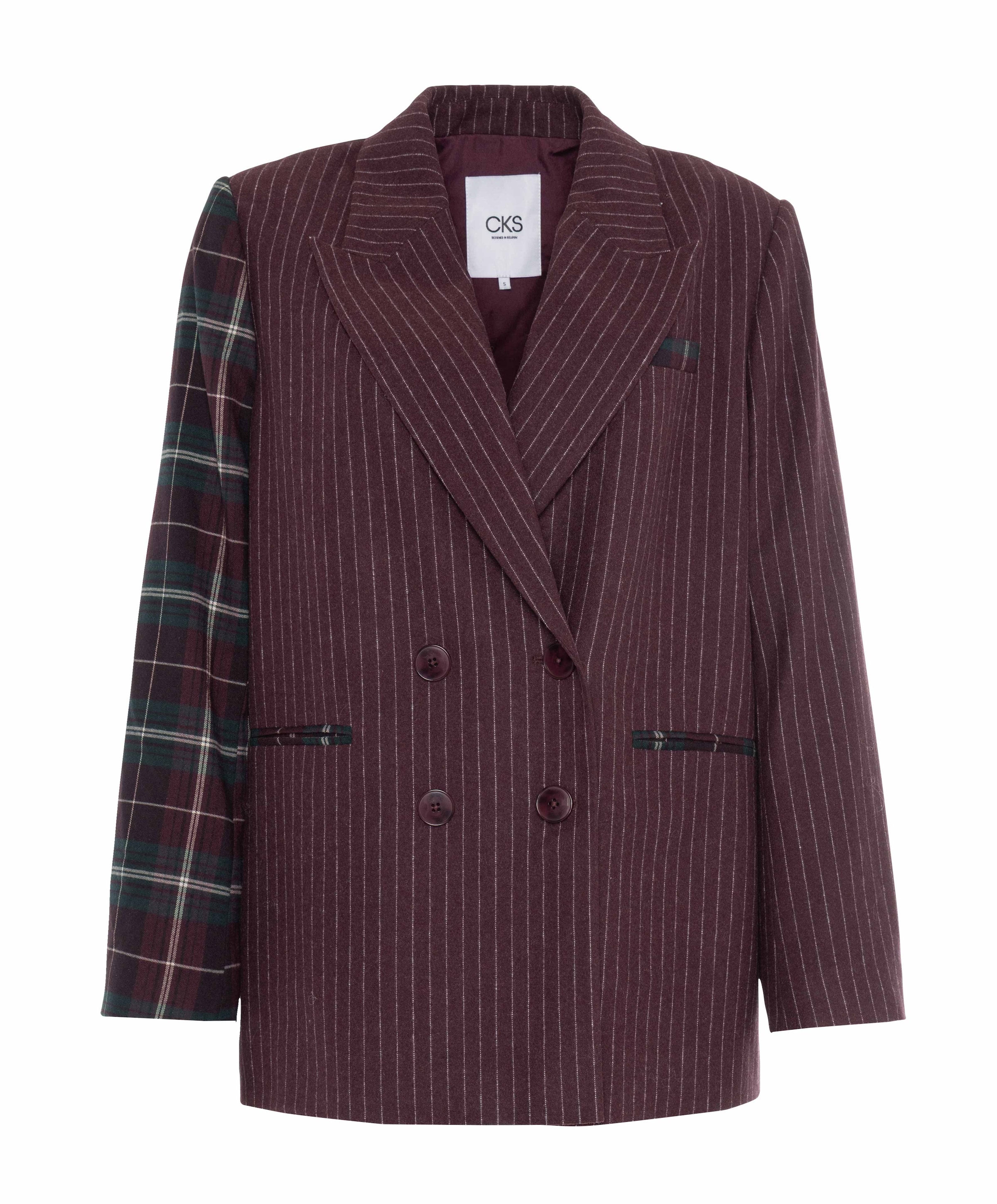 Dames blazer bordeaux
