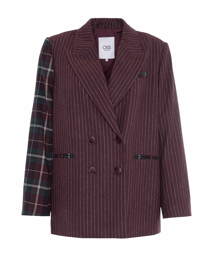 Dames blazer bordeaux