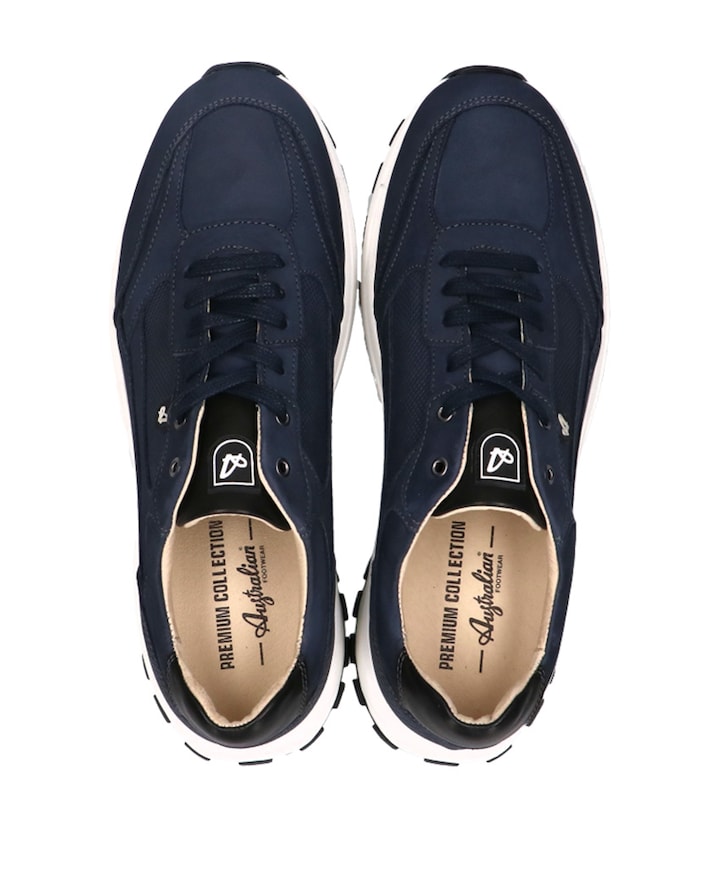 Mazzerato heren sneakers blauw