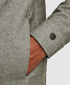 Heren overshirt blauw