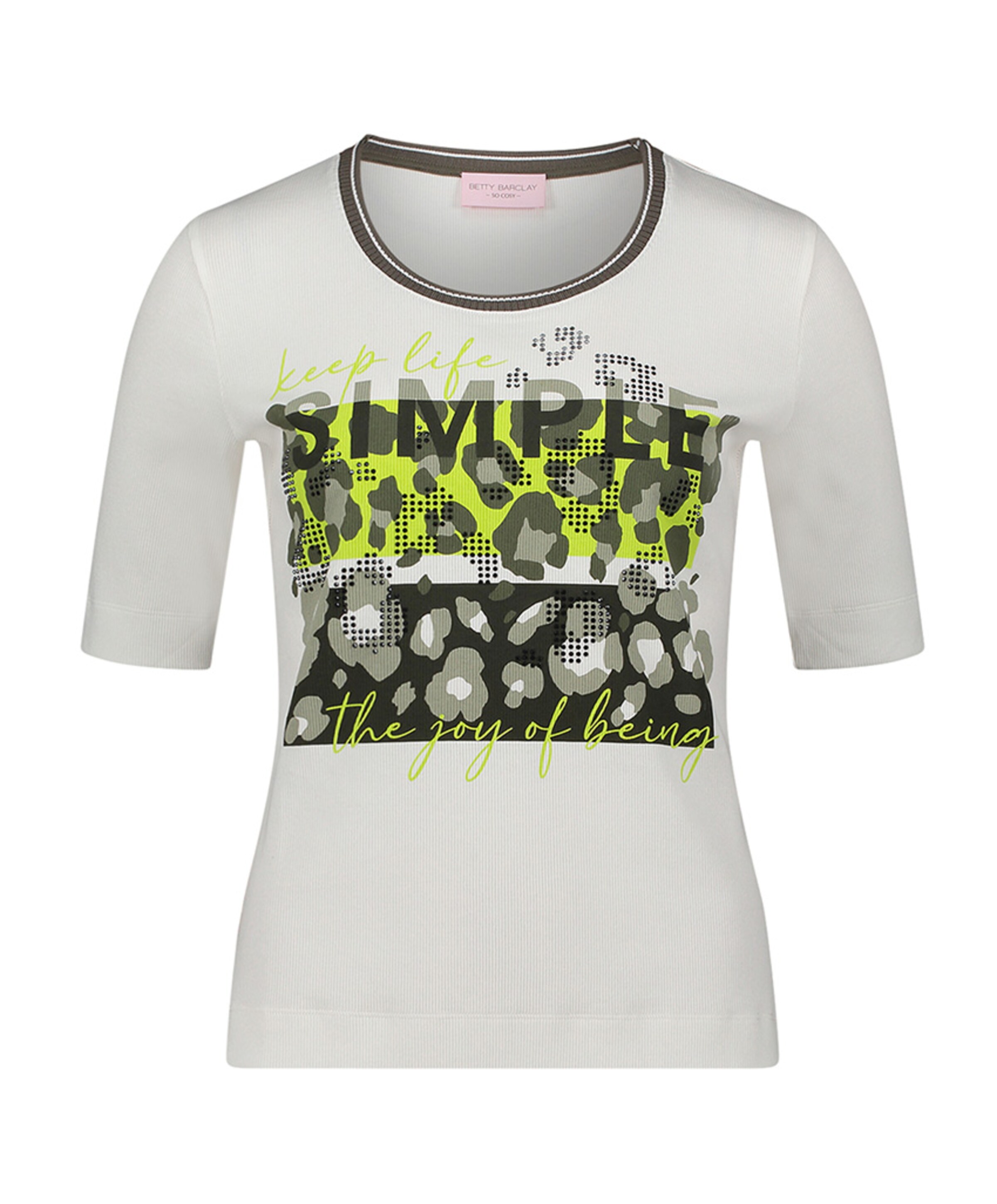 Dames T-shirt ecru