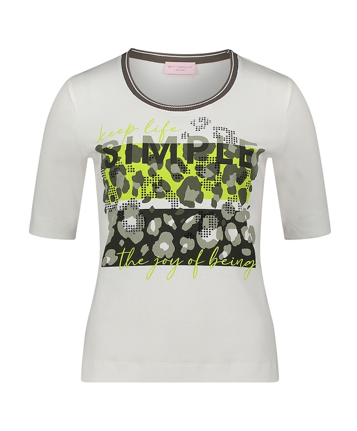 Dames T-shirt ecru