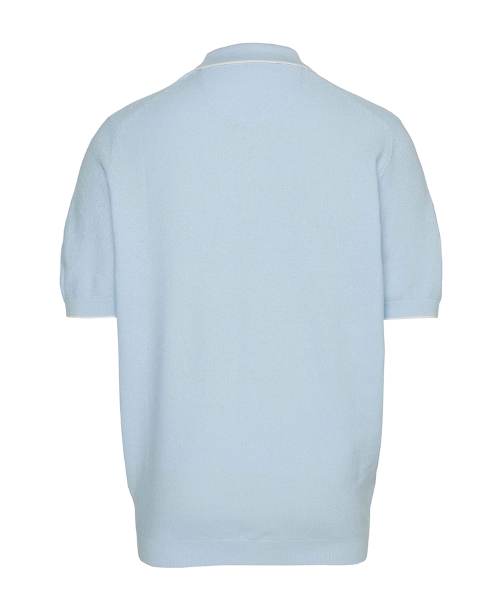 Heren polo blauw