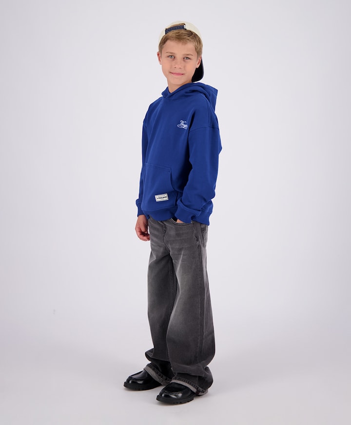 Jongens hoodie blauw