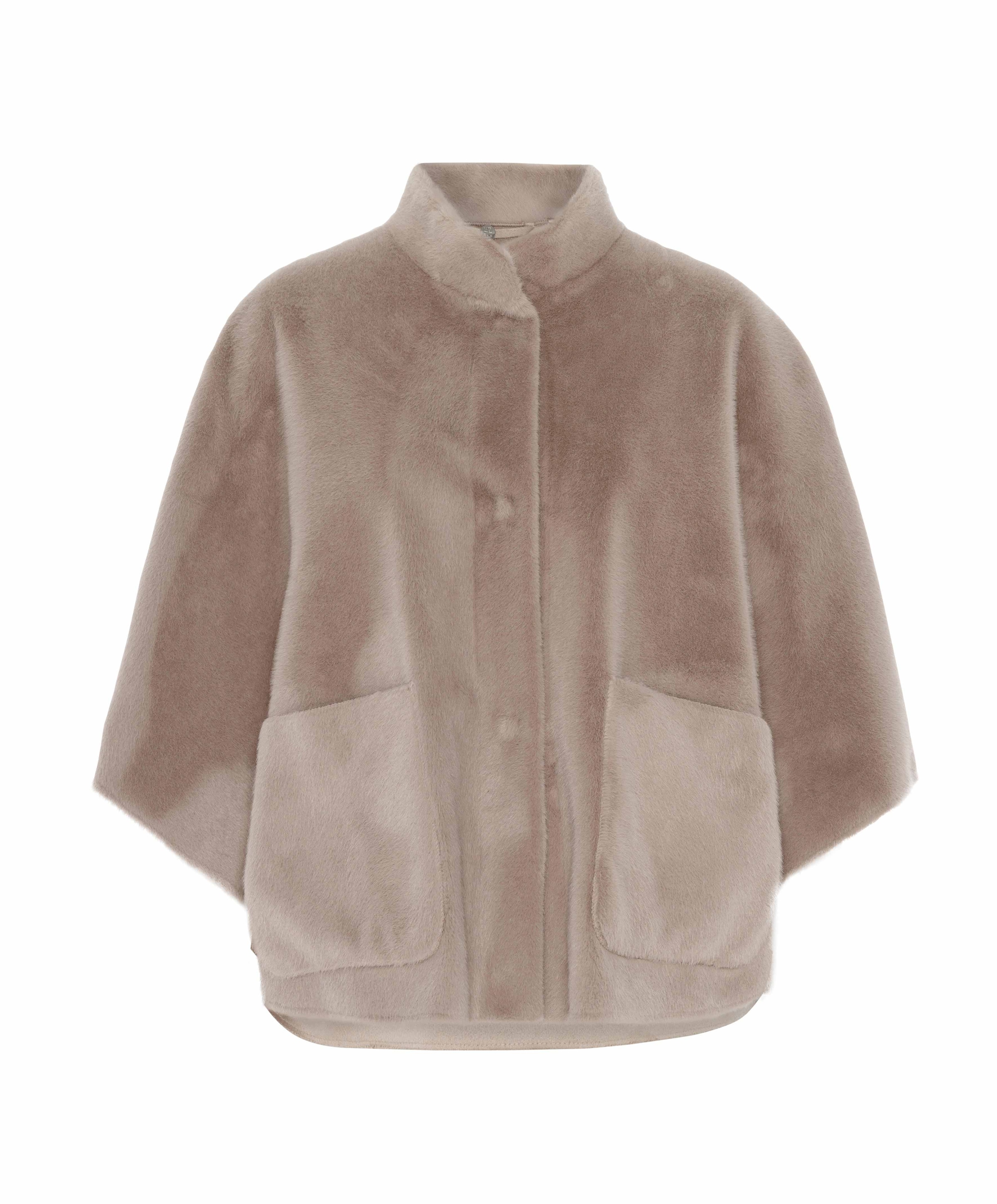 Dames cape beige