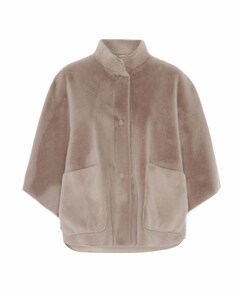 Dames cape beige