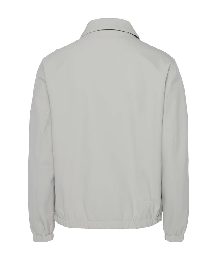 Heren overshirt grijs