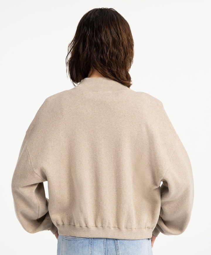 Dames vest beige
