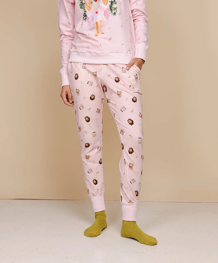 Dames pyjamaset Efteling roze