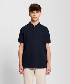 Jongens polo blauw