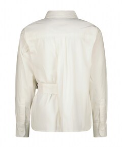 Meisjes blouse lange mouw wit