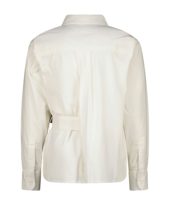 Meisjes blouse lange mouw wit