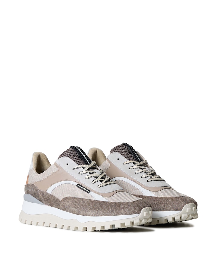 heren sneakers beige