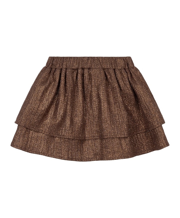 Meisjes rok bruin