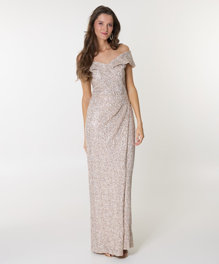 Dames jurk beige