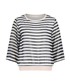 Dames longsleeve blauw