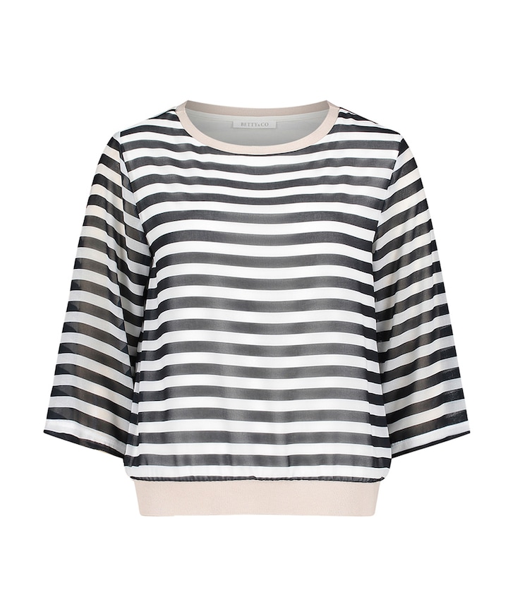 Dames longsleeve blauw