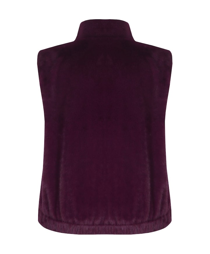 Dames gilet bordeaux