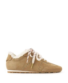 Billy Lou Fur dames sneakers beige