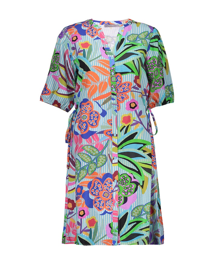 Dames jurk multicolor