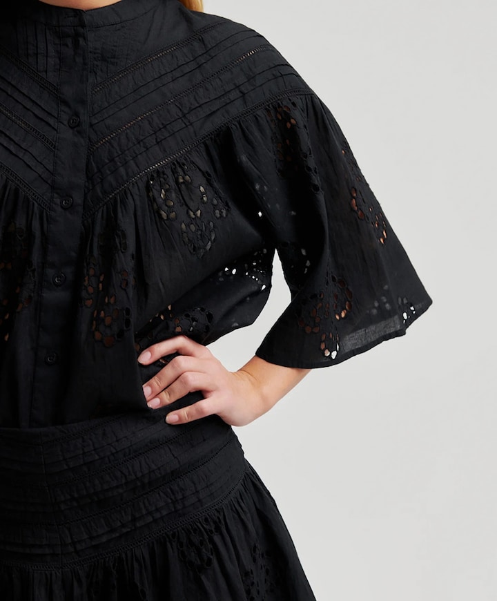 Dames blouse zwart