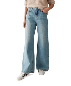 Minah palazzo urban dames jeans blauw