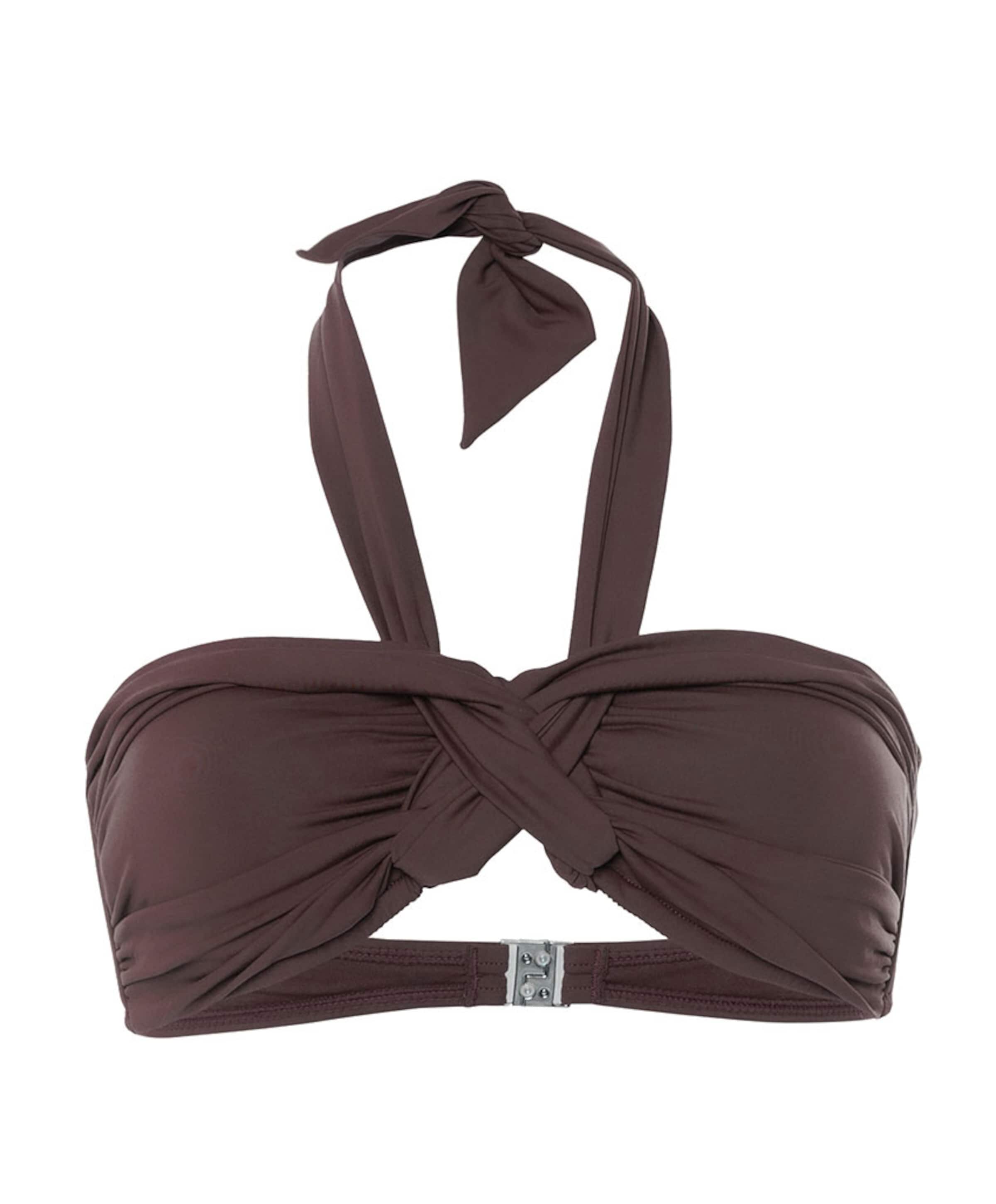 Dames bikinitop bruin