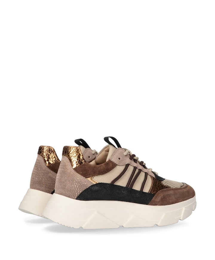 dames sneakers bruin