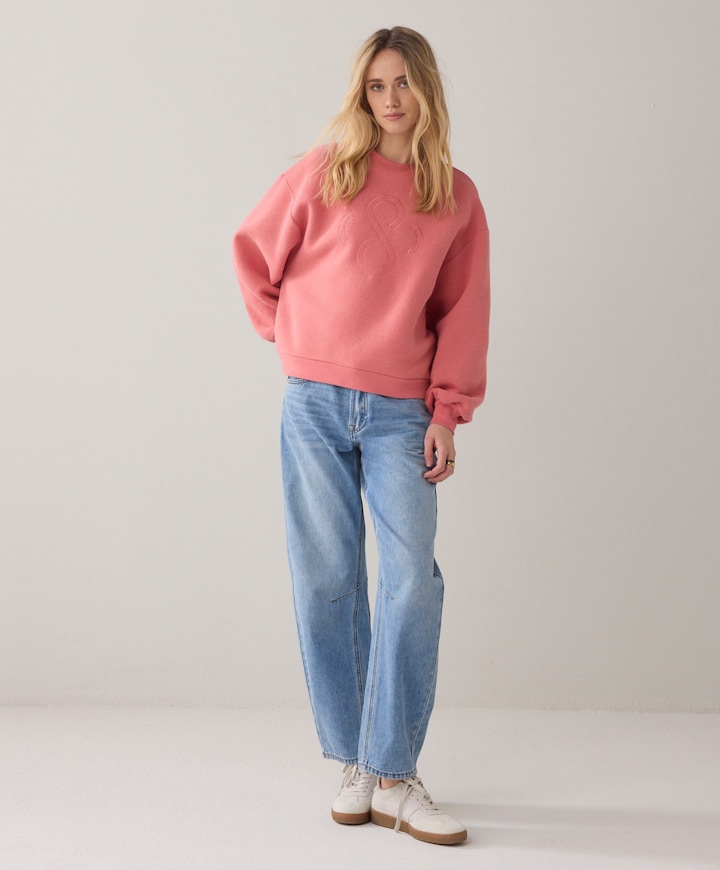 Dames sweater roze