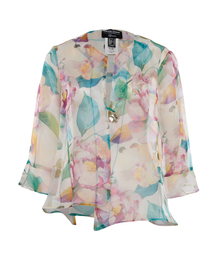 Dames vest multicolor