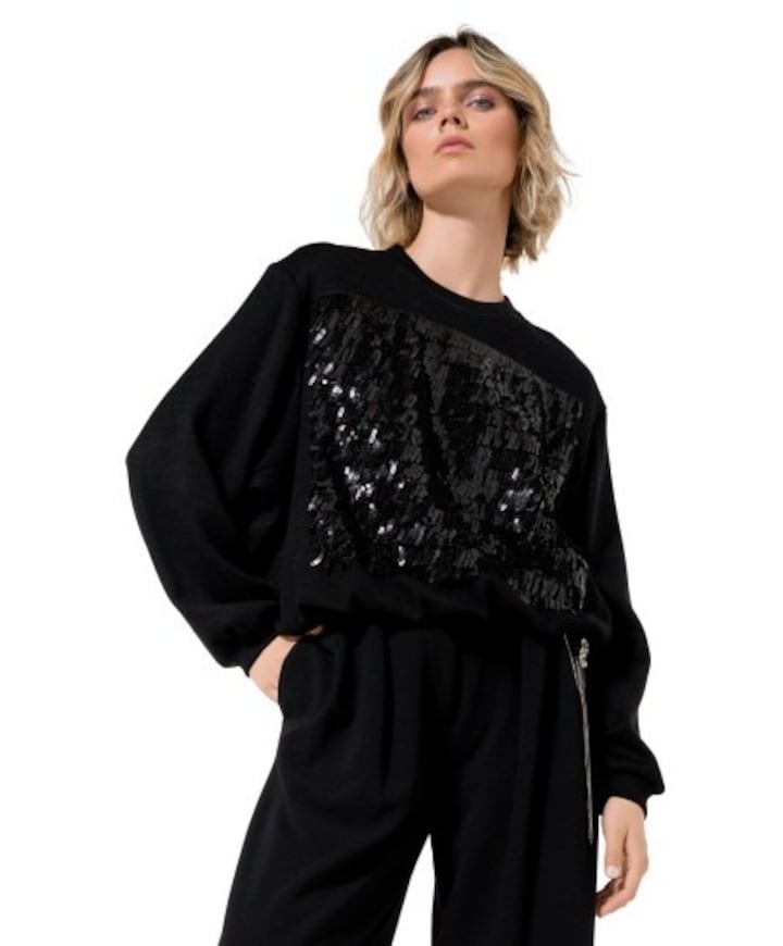 Dames sweater zwart