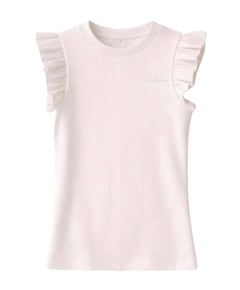 Meisjes top ecru