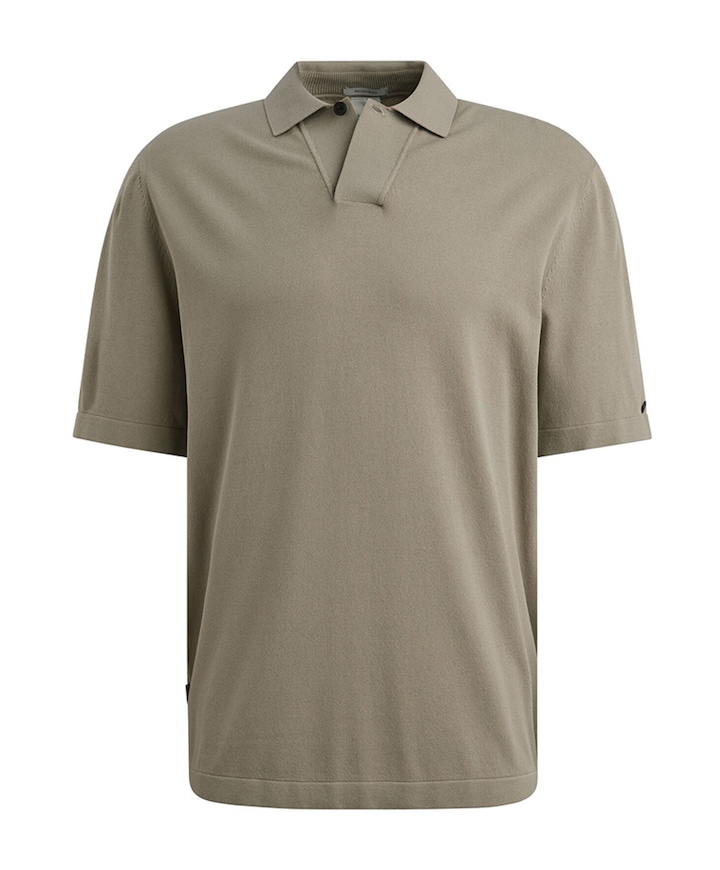 Heren polo grijs