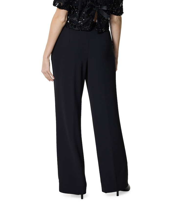 REWI 4.950.557-B Pan Dritto Lu dames pantalon zwart