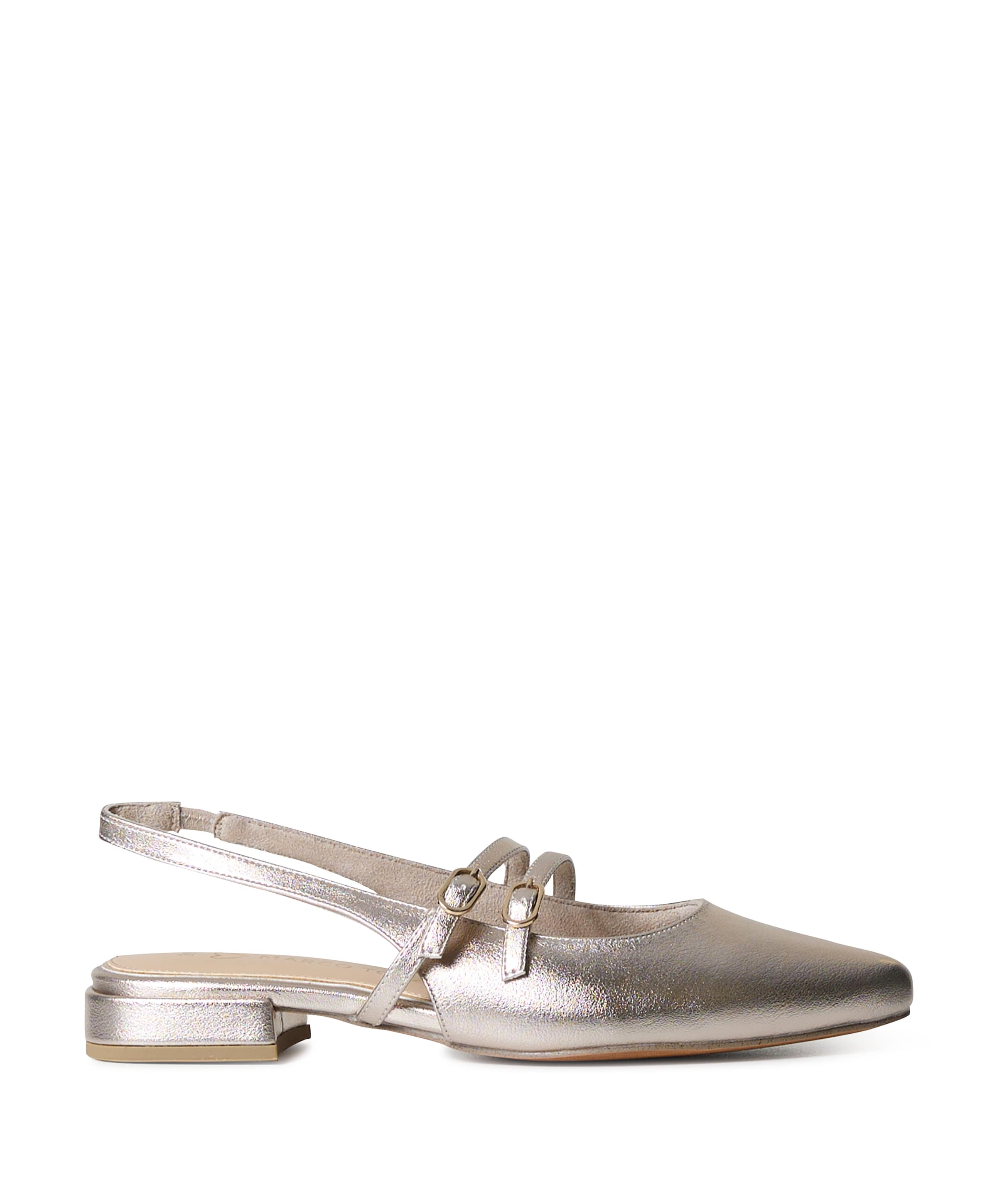 dames slingbacks goud