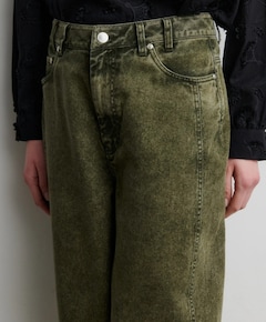 Jaye Barrel dames jeans groen