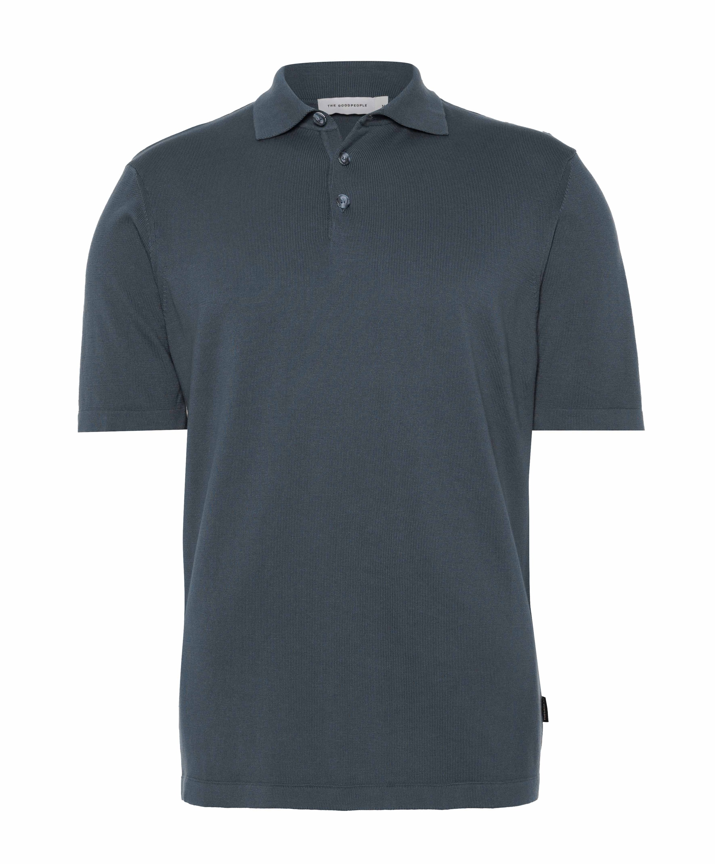 Heren polo blauw